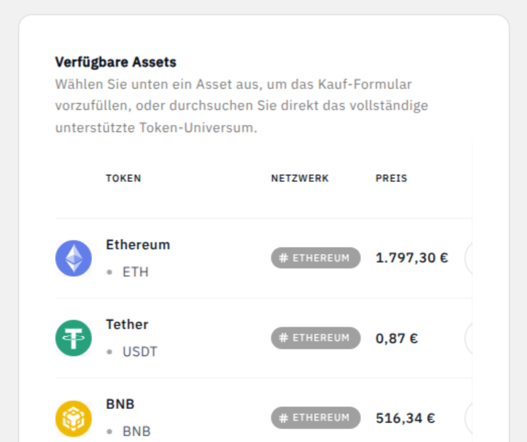 Trade-Ansicht in Valuya NC